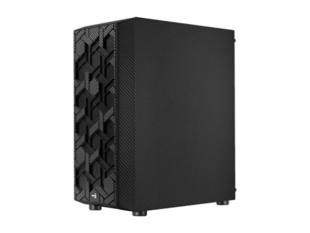 Gabinete Gamer Aerocool Mirage, Mid Tower, RGB, Vidro Temperado, Black, ATX, Sem Fonte, Com 1 Fan, MIRAGE-G-BK-V1
