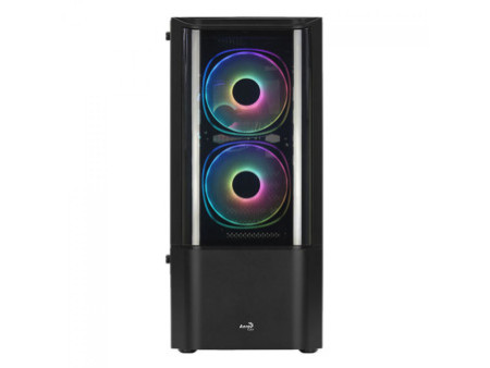 Gabinete Gamer Aerocool Bionic, V1, Mid Tower, RGB, Vidro Temperado, White, ATX, Sem Fonte, Com 1 fan, BIONIC-G-WT-V1