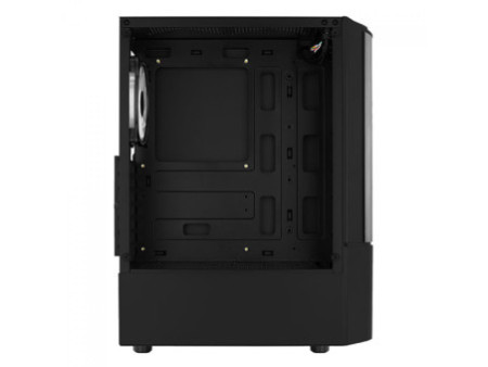 Gabinete Gamer Aerocool Bionic, V1, Mid Tower, RGB, Vidro Temperado, White, ATX, Sem Fonte, Com 1 fan, BIONIC-G-WT-V1