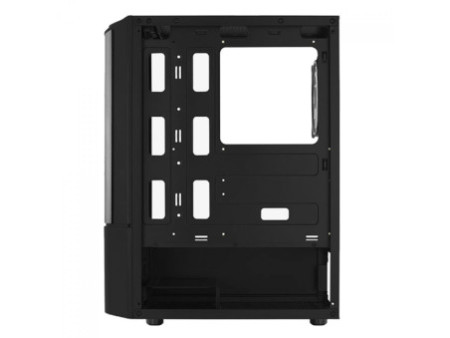 Gabinete Gamer Aerocool Bionic, V1, Mid Tower, RGB, Vidro Temperado, White, ATX, Sem Fonte, Com 1 fan, BIONIC-G-WT-V1