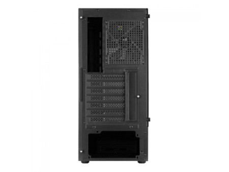 Gabinete Gamer Aerocool Bionic, V1, Mid Tower, RGB, Vidro Temperado, Black, ATX, Sem Fonte, Com 1 fan, BIONIC-G-BK-V1