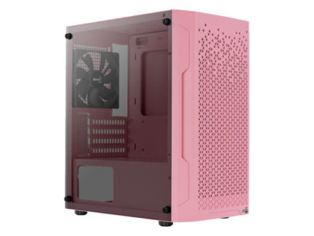 Gabinete Gamer Aerocool Trinity Mini, V1, Mini Tower, Vidro Temperado, White, Micro ATX, Sem Fonte, Com 1 fan, TRINITY MINI-G-WT