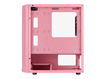 Gabinete Gamer Aerocool Trinity Mini, V1, Mini Tower, Vidro Temperado, White, Micro ATX, Sem Fonte, Com 1 fan, TRINITY MINI-G-WT