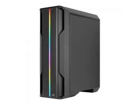 Gabinete Gamer Aerocool Trinity Mini, V1, Mini Tower, Vidro Temperado, Black, Micro ATX, Sem Fonte, Com 1 fan, TRINITY MINI-G-BK