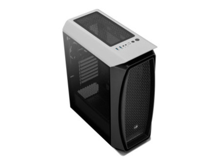 Gabinete Gamer Aerocool, Aero One Frost RGB, Mid Tower, Vidro Temperado, White, 70168, Sem Fonte, Com 4 Fans
