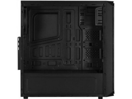 Gabinete Gamer Aerocool Mini Cylon RGB, Black, Mini Tower, Lateral em Acrílico, Black, 67546, Sem Fonte, Com 1 Fan