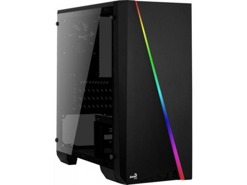 Gabinete Gamer Aerocool, Bolt RGB, Mid Tower, Acrílico, Black, 67990, Sem Fonte, Com 1 Fan Gabinete Gamer Aerocool, Bolt RGB, Mid Tower, Acrílico, Black, 67990, Sem Fonte, Com 1 Fan