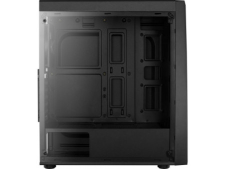 Gabinete Gamer Aerocool, Shard RGB, Mid Tower, Acrílico, Black, 67989, Sem Fonte, Com 1 Fan