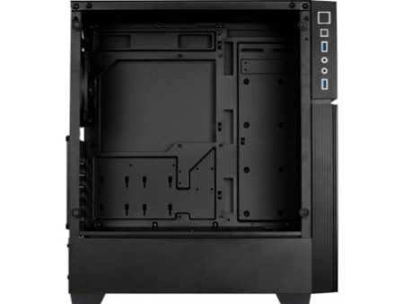Gabinete Gamer Aerocool Rift RGB, Mid Tower, Acrílico, Black, Sem Fonte, Com 1 Fan