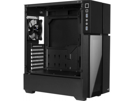 Gabinete Gamer Aerocool Rift RGB, Mid Tower, Acrílico, Black, Sem Fonte, Com 1 Fan