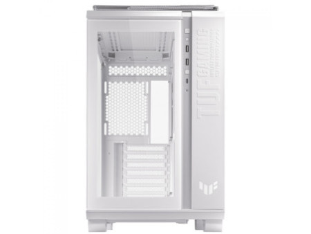 Gabinete Gamer Asus Prime AP201 Case Glass White Edition, Micro-ATX, Quasi-Filter Mesh, Com 1 fan, 90DC00G3-B30010
