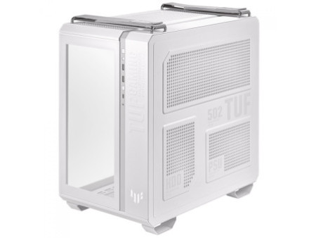 Gabinete Gamer Asus Prime AP201 Case Glass White Edition, Micro-ATX, Quasi-Filter Mesh, Com 1 fan, 90DC00G3-B30010