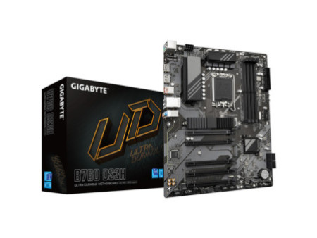Placa Mãe Gigabyte B760 DS3H, Chipset B760, Intel LGA 1700, ATX, DDR5