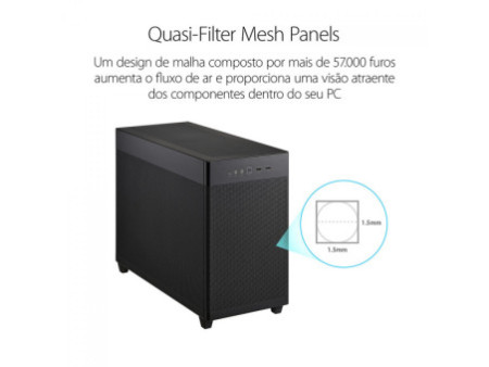 Gabinete Gamer Be Quiet Pure Base 500 Window, Mid Tower, ATX, Vidro Temperado, Com 2 Fans, Branco, BGW35