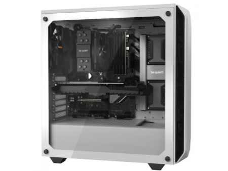 Gabinete Gamer Be Quiet Shadow Base 800 FX, Mid Tower, EATX, ARGB, Vidro Temperado, Com 4 Fans, Branco, BGW64