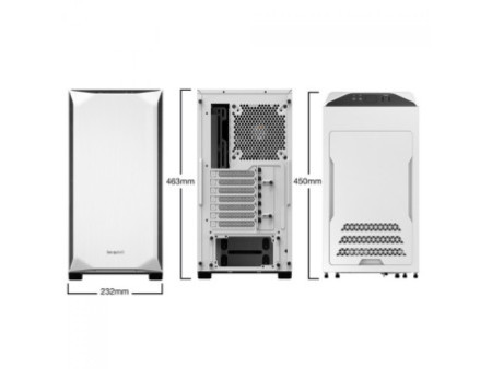 Gabinete Gamer Be Quiet Shadow Base 800 FX, Mid Tower, EATX, ARGB, Vidro Temperado, Com 4 Fans, Branco, BGW64