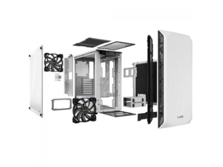 Gabinete Gamer Be Quiet Shadow Base 800 FX, Mid Tower, EATX, ARGB, Vidro Temperado, Com 4 Fans, Branco, BGW64