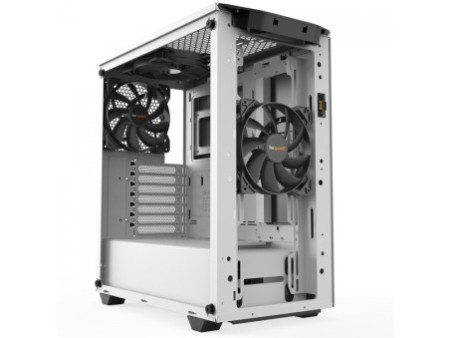 Gabinete Gamer Be Quiet Pure Base 500 FX, Mid Tower, ATX, ARGB, Vidro Temperado, Com 4 Fans, Preto, BGW43