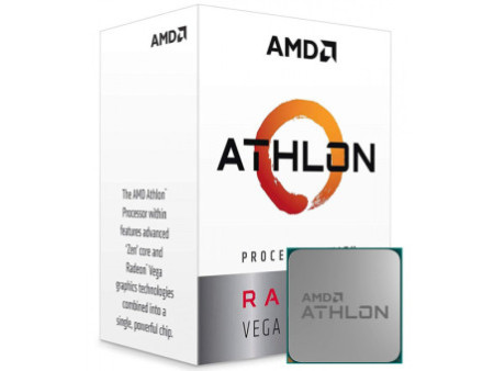 Processador AMD Athlon 220GE 3.4GHz, 2-Core 4-Thread, AM4, YD220GC6FBBOX IMP