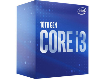 Processador Intel Core i3 10100 3.60GHz (4.30GHz Turbo), 10ª Geração, 4-Cores 8-Threads, LGA 1200, BX8070110100