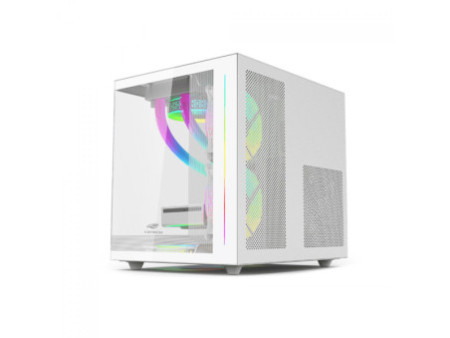 Gabinete Gamer Cooler Master MasterFrame 600, Vidro Temperado, Mid Tower, E-ATX, Com 4 Fans, Preto, MF600-KGNN-S00