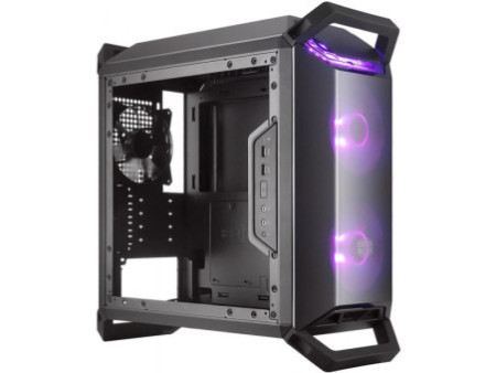 Gabinete Gamer Cooler Master Elite 301 Branco, ARGB, Vidro Temperado, Mid Tower, mATX, Com 3 Fans, E301-WGNN-S00