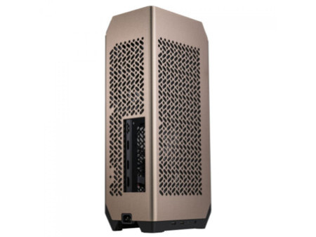 Gabinete Gamer Cooler Master Ncore 100 Max, Mini Tower, Mini ITX, Fonte 850W, Water Cooler 120mm, 1 fan, Cinza, NR100-MNNN85-SL0