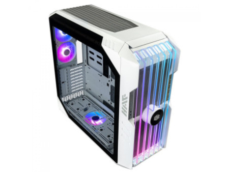 Gabinete Gamer Cooler Master Qube 500 Flatpack Macaron Edition, Modular, Mid-Tower, Vidro Temperado, E-ATX, Sem Fonte, Com 1 Fan