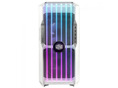 Gabinete Gamer Cooler Master Qube 500 Flatpack Macaron Edition, Modular, Mid-Tower, Vidro Temperado, E-ATX, Sem Fonte, Com 1 Fan