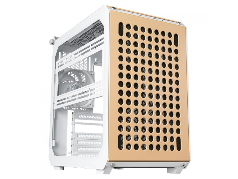 Gabinete Gamer Cooler Master Qube 500 Flatpack, Mid-Tower, Vidro Temperado, E-ATX, Preto, Sem Fonte, Com 1 Fan, Q500-KGNN-S00 Gabinete Gamer Cooler Master Qube 500 Flatpack, Mid-Tower, Vidro Temperado, E-ATX, Preto, Sem Fonte, Com 1 Fan, Q500-KGNN-S00