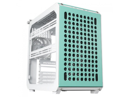 Gabinete Gamer Cooler Master Qube 500 Flatpack, Mid-Tower, Vidro Temperado, E-ATX, Preto, Sem Fonte, Com 1 Fan, Q500-KGNN-S00