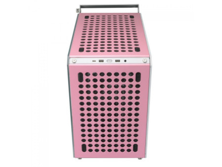 Gabinete Gamer Cooler Master Qube 500 Flatpack, Mid-Tower, Vidro Temperado, E-ATX, Preto, Sem Fonte, Com 1 Fan, Q500-KGNN-S00