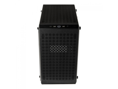 Gabinete Gamer Cooler Master Qube 500 Flatpack, Mid-Tower, Vidro Temperado, E-ATX, Branco, Sem Fonte, Com 1 Fan, Q500-WGNN-S00