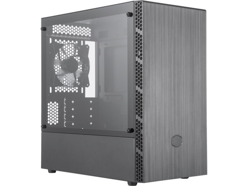 Gabinete Gamer Cooler Master Masterbox MB400L, Com ODD, Mini Tower, Black, Sem Fonte, Com 1 Fan, MCB-B400L-KN5N-S00