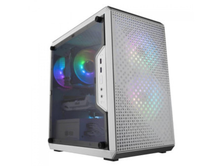Gabinete Gamer Cooler Master Masterbox Q300L, Mini Tower, Rainbow, Black, Sem Fonte, Com 1 Fan, MCB-Q300L-KANN-S01