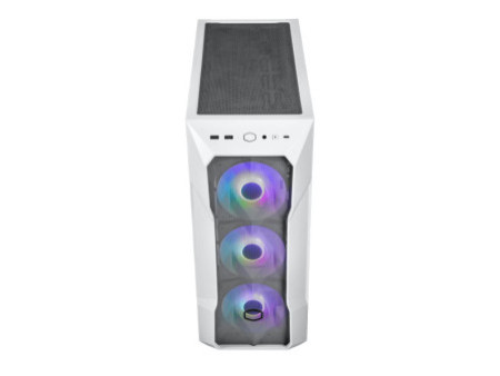 Gabinete Gamer Cooler Master CMP 320L, Mid Tower, Vidro Temperado, ARGB, mATX, Com 1 Fan, Black, CP320-KGNN-S03