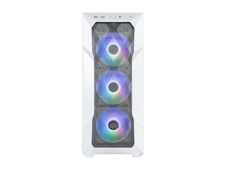 Gabinete Gamer Cooler Master CMP 320L, Mid Tower, Vidro Temperado, ARGB, mATX, Com 1 Fan, Black, CP320-KGNN-S03