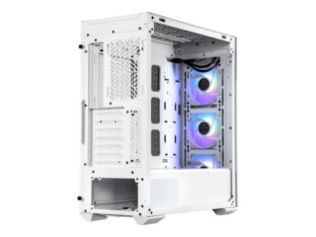 Gabinete Gamer Cooler Master CMP 320L, Mid Tower, Vidro Temperado, ARGB, mATX, Com 1 Fan, Black, CP320-KGNN-S03