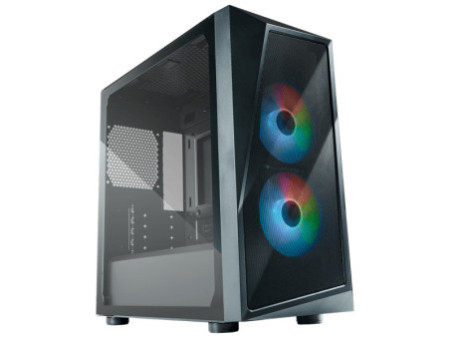 Gabinete Gamer Cooler Master CMP 520, Mid Tower, Vidro Temperado, ARGB, ATX, Com 3 Fan, Black, CP520-KGNN-S00