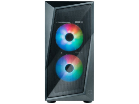 Gabinete Gamer Cooler Master CMP 520, Mid Tower, Vidro Temperado, ARGB, ATX, Com 3 Fan, Black, CP520-KGNN-S00