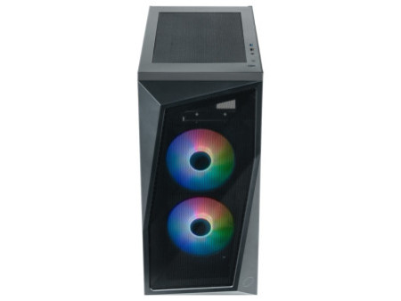 Gabinete Gamer Cooler Master CMP 520, Mid Tower, Vidro Temperado, ARGB, ATX, Com 3 Fan, Black, CP520-KGNN-S00
