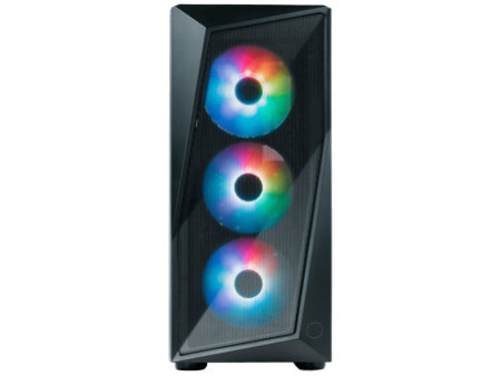 Gabinete Gamer Cooler Master Elite 300 Steel, Mid Tower, Com 1 Fan, Black, Sem Fonte, Com ODD, E300-KN5N-S00
