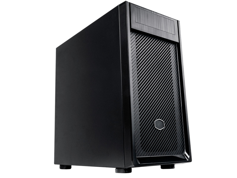 Gabinete Gamer Cooler Master Elite 300 TG, Mid Tower, Com 1 Fan, Black, Sem Fonte, Com ODD, E300-KG5N-S00