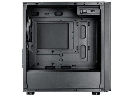 Gabinete Gamer Cooler Master Elite 300 TG, Mid Tower, Com 1 Fan, Black, Sem Fonte, Com ODD, E300-KG5N-S00