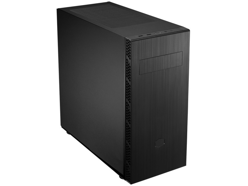 Gabinete Gamer Cooler Master Masterbox MB600L V2 TG, Mid Tower, Black, Sem Fonte, Com 1 Fan, Com ODD, MB600L2-KGNN-S00
