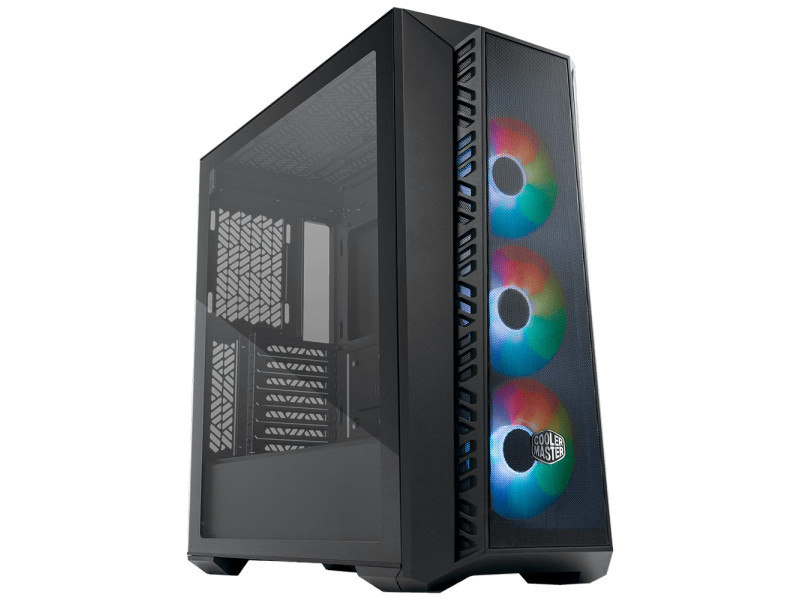 Gabinete Gamer Cooler Master Masterbox 520, Mid Tower, Vidro Temperado, ATX, White, Com 4 Fans, ARGB, MB520-WGNN-S01