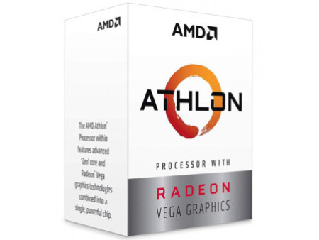 Processador AMD Athlon 240GE 3.5GHz, 2-Core 4-Thread, AM4, YD240GC6FBBOX