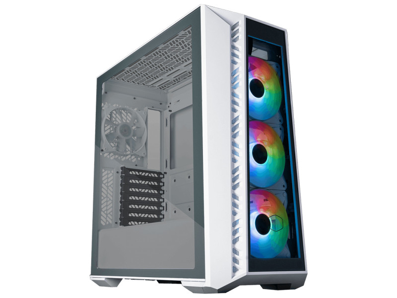 Gabinete Gamer Cooler Master Masterbox 520, Mid Tower, Vidro Temperado, ATX, Black, Com 4 Fans, ARGB, MB520-KGNN-S01