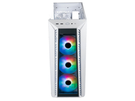 Gabinete Gamer Cooler Master Masterbox 520, Mid Tower, Vidro Temperado, ATX, Black, Com 4 Fans, ARGB, MB520-KGNN-S01
