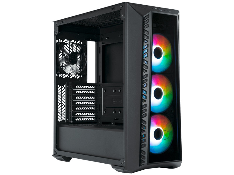 Gabinete Gamer Cooler Master NR200P MAX, Black, Mini ITX, Com Fonte (850W Gold) + WaterCooler 280mm, NR200P-MCNN85-SL0